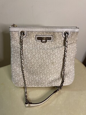 Donna Karan DKNY Purse Soft Quilted Leather Luxury Shoulder Handbag Satchel