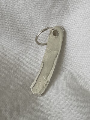 Hand Poured .999 Fine Silver Pendant