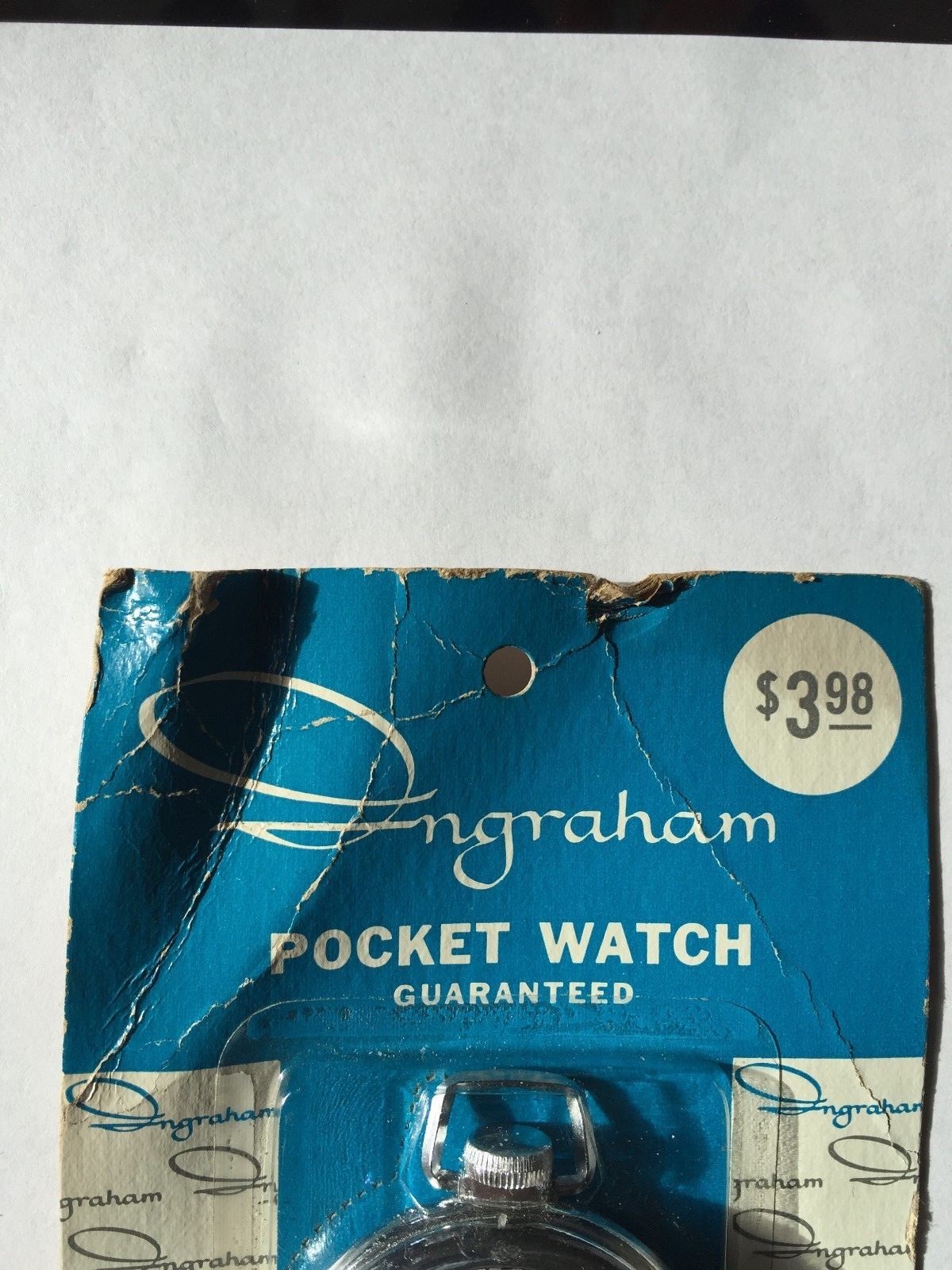 Ingraham Pocket Watch Dollar Biltmore original Package