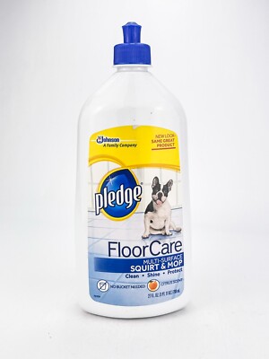 Pledge Floor Care Cleaner Multisurface Squirt and Mop Citrus Scent 27 Fluid oz