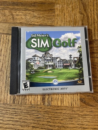 新品未開封 PCゲーム シムゴルフ SIM Golf Sid Meier's Sim Golf + Box Manual & Install Guide Sim Golf