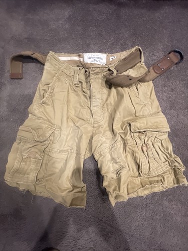 パンツ Abercrombie&Fitch / 00's cargo shorts Vintage Abercrombie and Fitch Cargo Shorts with belt Size 30