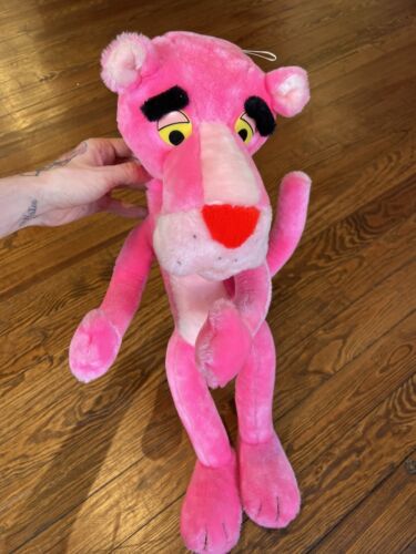 Vintage PINK PANTHER Plush Doll Large Plush 1980 Mighty Star Figure Toy | eBay Vintage PINK PANTHER Plush Doll Large Plush 1980 Mighty Star Figure Toy | eBay