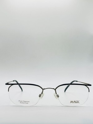 MAGIC 4TB010N 52-20 Schwarz Rechteckig Brille Gestell