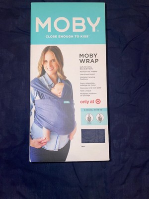 Moby Wrap Evolution Baby Carrier, Denim Color