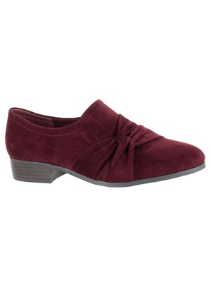 

BELLA VITA Женские бордовые лоферы без шнурков Billie Ii с миндальным носком, Burgundy, BILI2