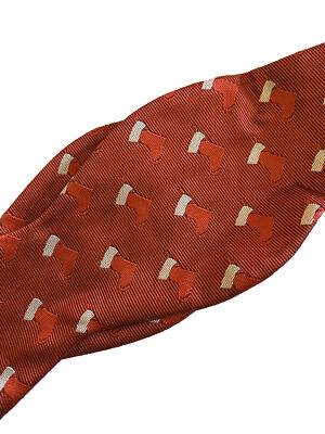 Hisdern Christmas Stocking Bow Tie And Pocket Square Set