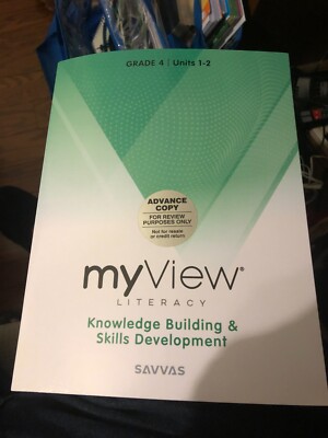 My View Literacy Grade 4 Units 1-2 Knowledge Building & Skill Development (NEW)