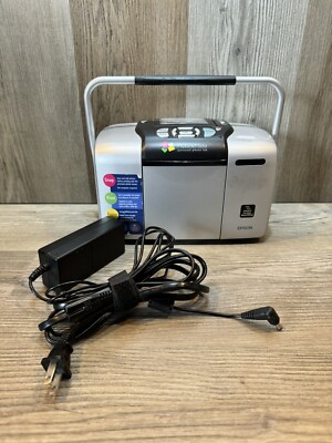 Epson PictureMate Deluxe Viewer Edition 500 Personal Photo Lab Printer Untested