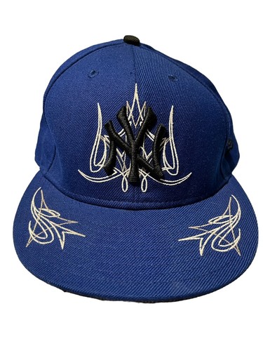 New Era 7 1/4 59 fifty New York Yankees blue tribal