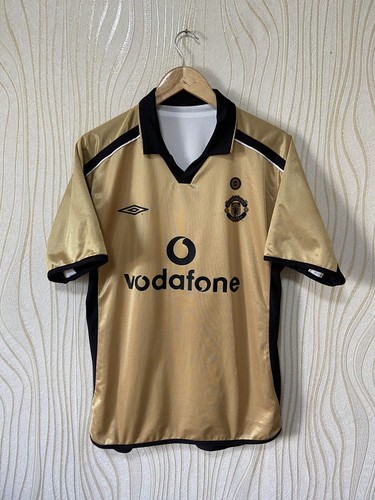 00s UMBRO \"スウェーデン代表 Reversible Shirt\" MANCHESTER UNITED 2001 2002 CENTENARY SHIRT JERSEY UMBRO
