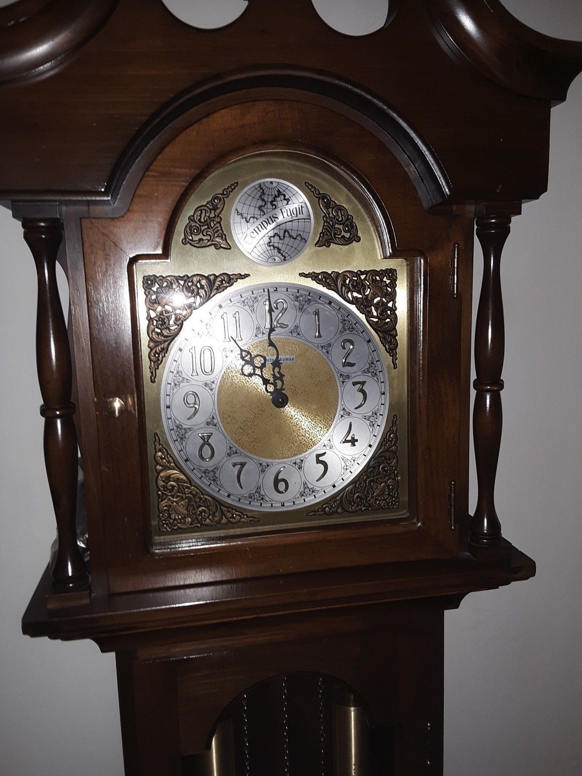 Vintage Seth Thomas  Grandfather Floor Clock  6 '5