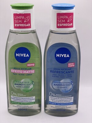 Lot Of 2 Nivea Hydration MicellAir Skin Breathe Micellar Water 200ml ea.