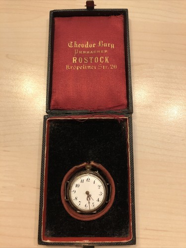Alte Edle Taschenuhr Cylindre 10 Rubis