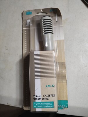 Vintage Labtec Deluxe Casette Microphone AM-22 NEW