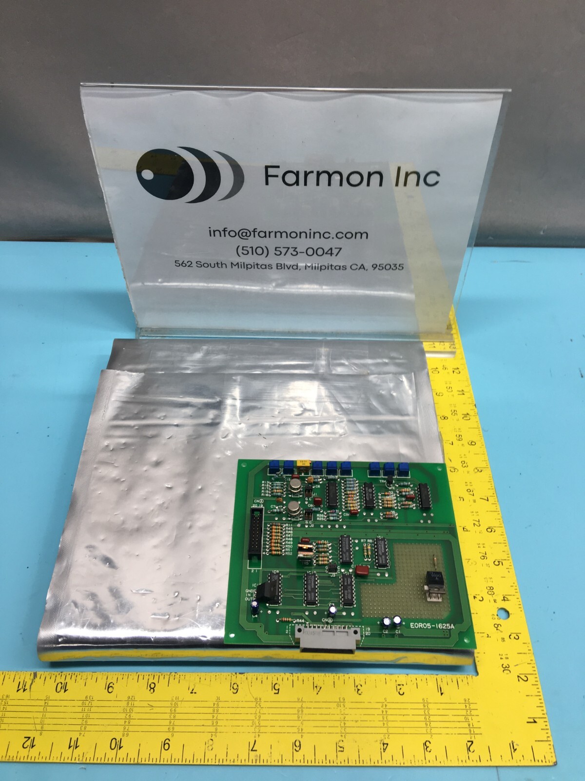 Tokyo Ohka E0R05-1625A Abnormal Temp Detecting PCB, Abnomal, E0R05-1625B, 154381