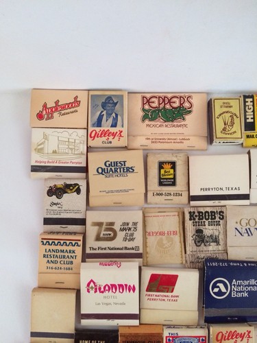 Vintage Lot Of 60 Match Books With Matches From USA.