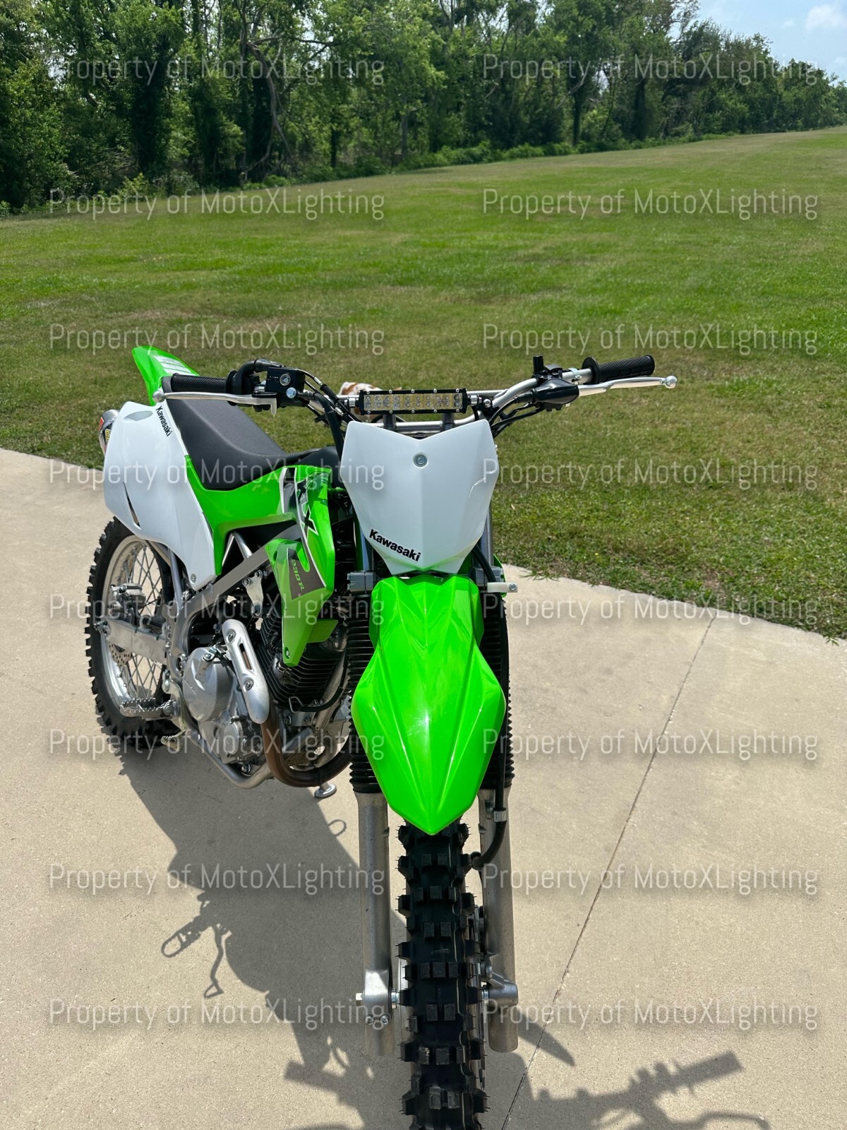 Custom Kawasaki Klx230r led headlight light bar lighting kit