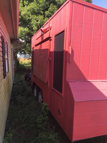 Nice Home Made 7’ X 14’ Concession Trailer, with Large Open Out Serving Window!