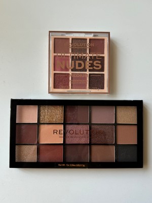 Revolution eyeshadow palettes - nudes medium & reloaded velvet rose - new in box