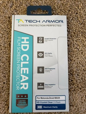 Tech Armor Phone Film Screen Protector For Motorola Droid MAXX