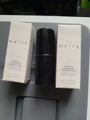 2 pc Mally Quick Fix Foundation + Concealer Stick Rich 0.67 oz BNIB 2 per order