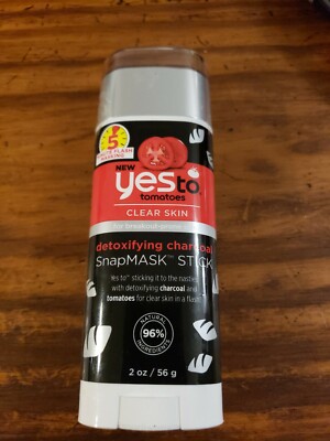 YES to Tomatoes Clear Skin Face 2oz Detoxifying Charcoal SnapMASK STICK