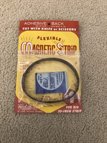 マンタマジック Vtg Flexible Magnetic Strip - NEW old stock | eBay