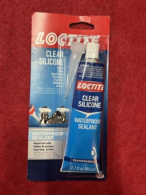 Clear Silicone Waterproof Sealant Loctite 2.7 oz Tube Sealants New