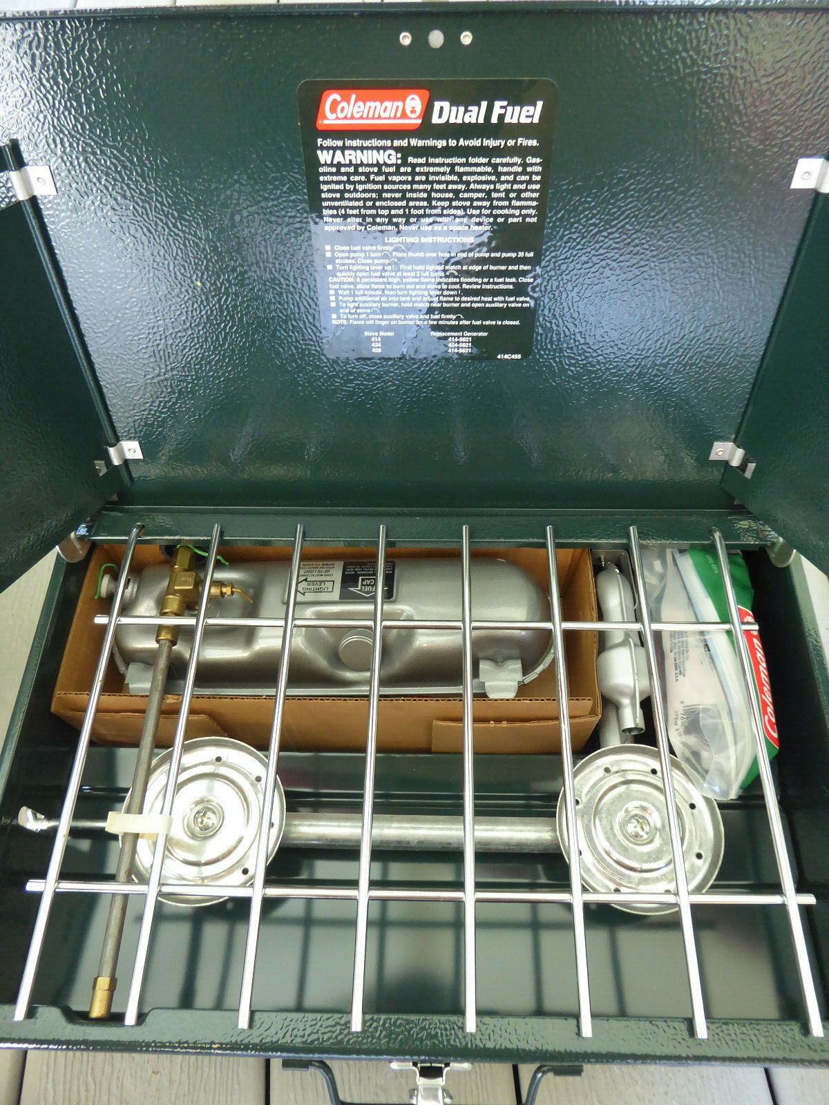 New Coleman Dual Fuel 2 Burner Camp Stove Model 424700のeBay公認海外通販｜セカイモン
