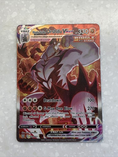 Single Strike Urshifu Vmax 168/163 | eBay