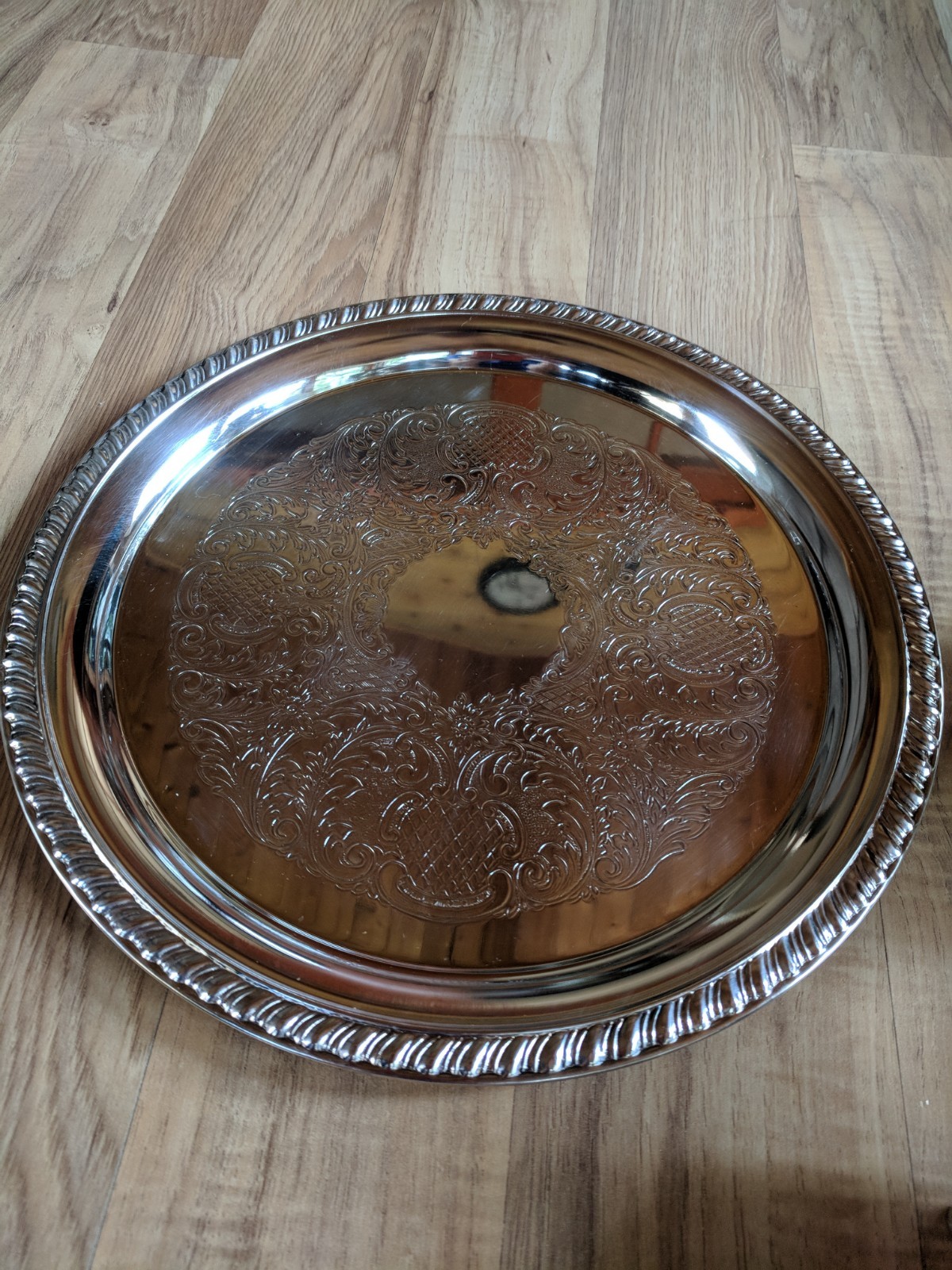 Antique Vintage Leonard Silverplate Tea Pot, Sugar Bowl, Creamer & Tray