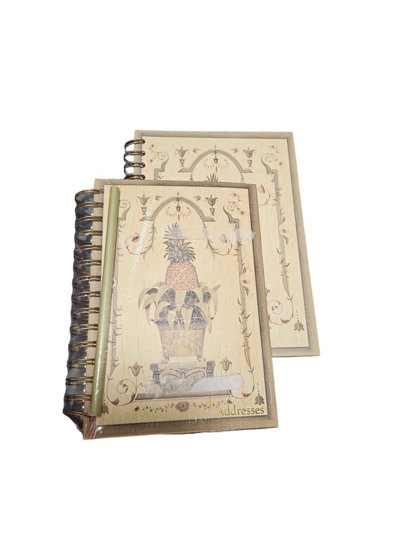 Lot Of 2 Tri Coastal Design Brand Adress Book/Notebook