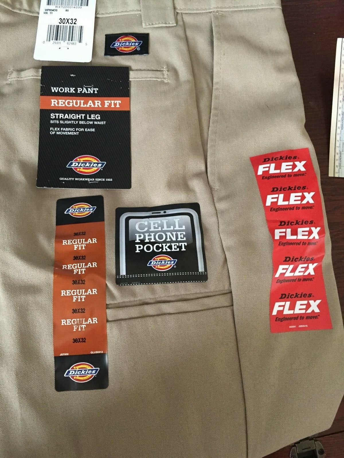 Dickies Brand Size 30wx32L boys school pants 2 pairs (NWT) 1/2off free ship