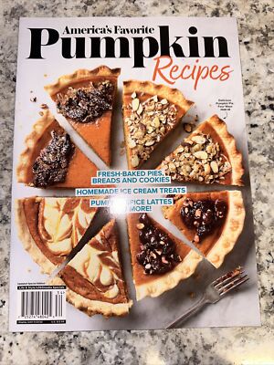 America's Favorite Pumpkin Recipes Magazine 2023 New