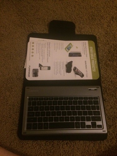 PUregearKeys PRO Bluetooth Keyboard for Apple iPad 2 / iPad 3/ iPad 4 - Aluminum