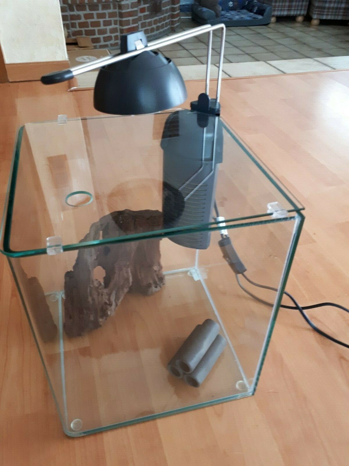Eheim Aquastyle16 Nano Aquarium, Komplettset mit Filter/Pumpe und LED 