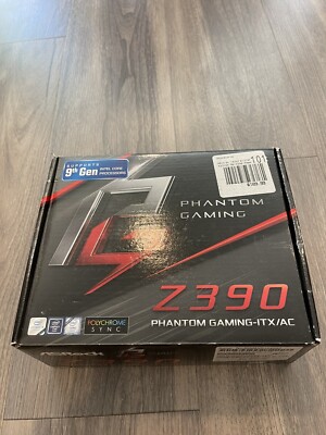 ASRock Z390 Phantom Gaming-ITX/ac LGA 1151 Mini-ITX Motherboard - NEW Thunderbol
