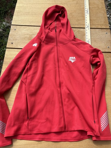 Descente Team USA Triathlon Zip Up Athletic Jacket Mens Sz Descente Team USA Triathlon Zip Up Athletic Jacket Mens Sz