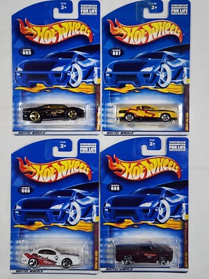 Hot Wheels Company Cars Complete Set Of 4 Cars