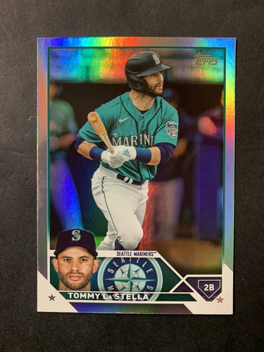 Tommy La Stella 2023 Topps Update Series Rainbow Foil