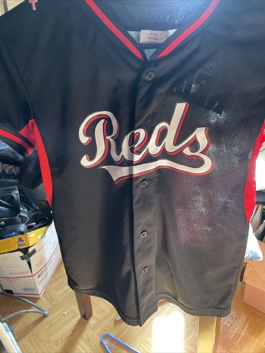 majesy MLB Cincinnati REDS USA製 Vintage Majestic Cincinnati Reds Mesh MLB Baseball Jersey