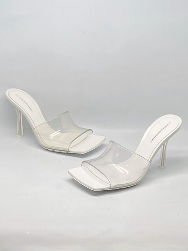 【美品】BOTTEGA VENETA クリアサンダル ヒール サイズ35 Bottega Veneta Clear High Heel Slide Sandals size 36 | eBay