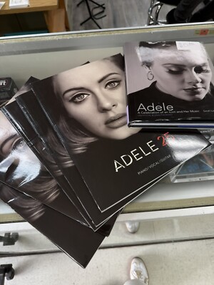 Adele Easy Piano/Vocal/Guitar - Lot of 5 + Book