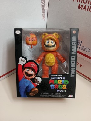 Super Mario Bros Movie TANOOKI MARIO 5  Figure 2023 Jakks Pacific - Brand New