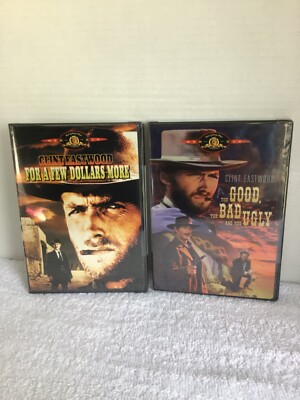 Clint Eastwood The Good The Bad And The Ugly For A Few Dollars More DVD NEW