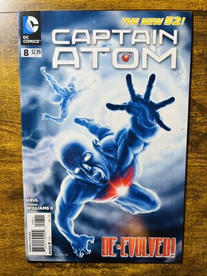 CAPTAIN ATOM 8 FREDDY WILLIAMS III COVER J T KRUL STORY DC COMICS 2012