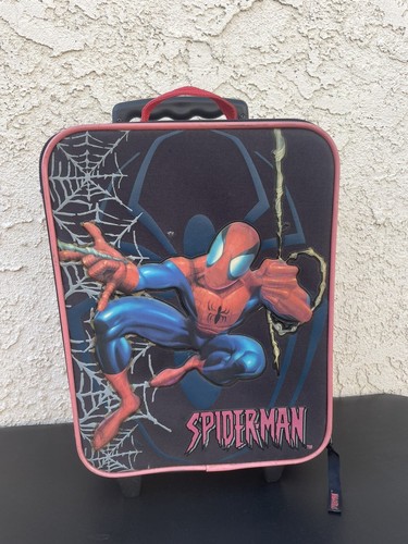 Marvel Spider-Man Rolling Suitcase Kids Travel Luggage Carry-on