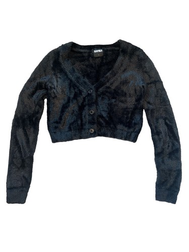 新品未使用Katie UNDER PRETTIES short cardigan Katie J NYC Tween Girls Mara Black Mohair Cropped Sweater