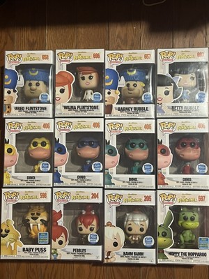Funko Pop Flintstones Lot Of 12 Barney Fred Wilma Betty And More